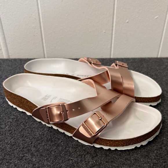 Birkenstock Yao Balance Sandal Metallic Copper Size 9US - Picture 5 of 9